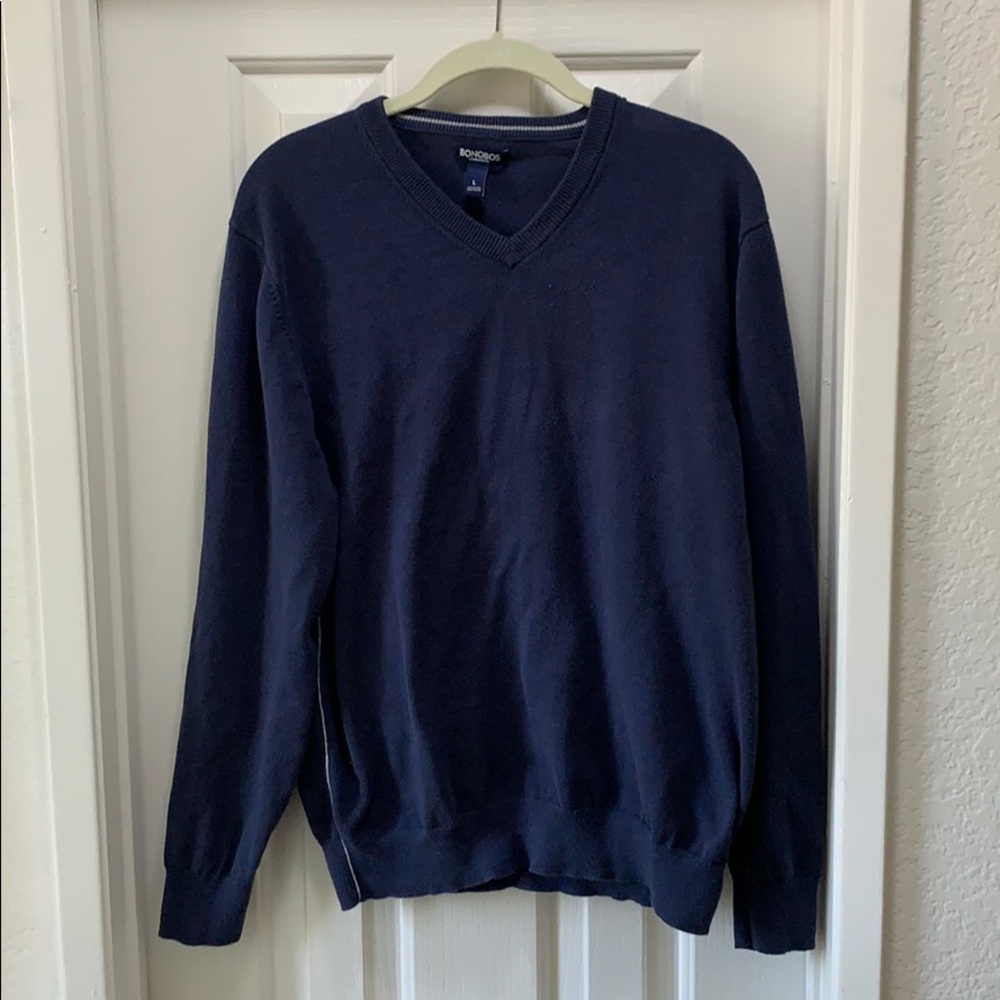 Bonobos Mens V Neck Sweater Size Large